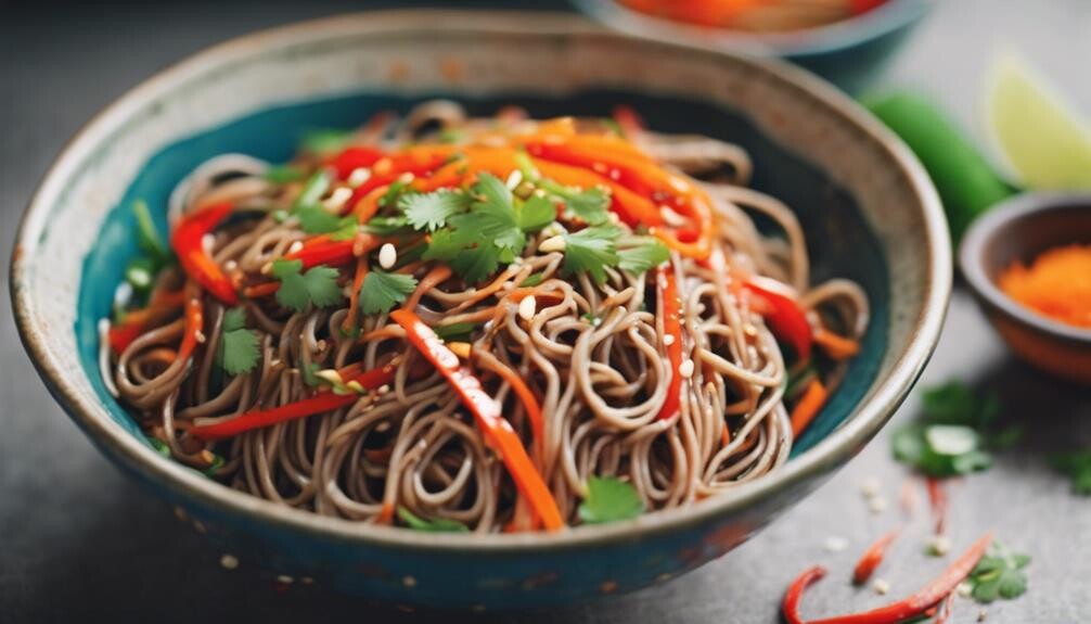 flavorful japanese noodle dish