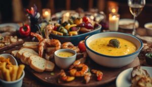 fondue dinner side dishes