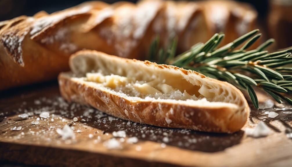 french bread with cheese