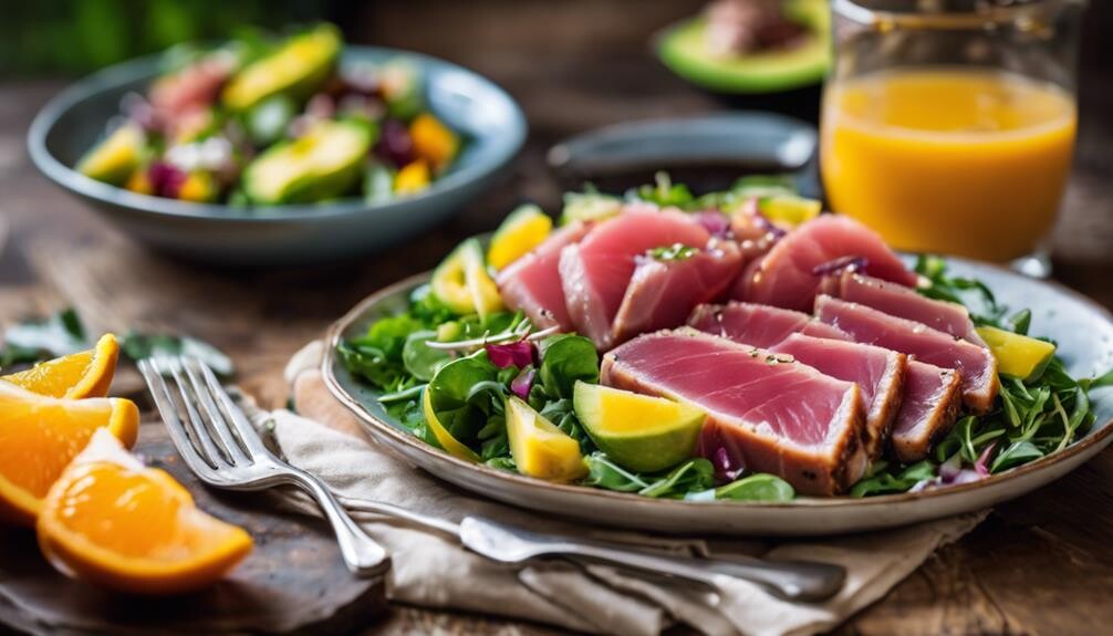 fresh and zesty flavors