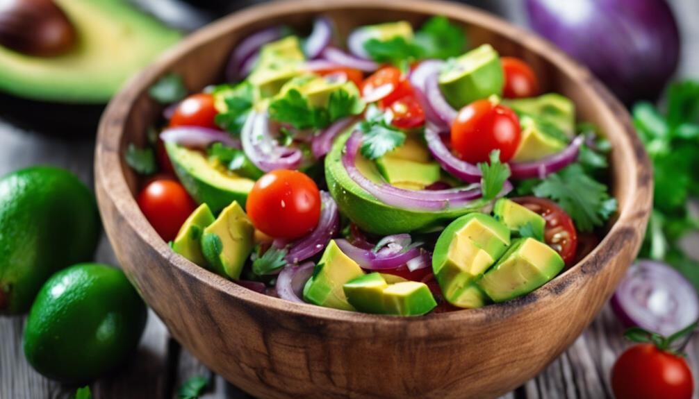 fresh colorful summer dish