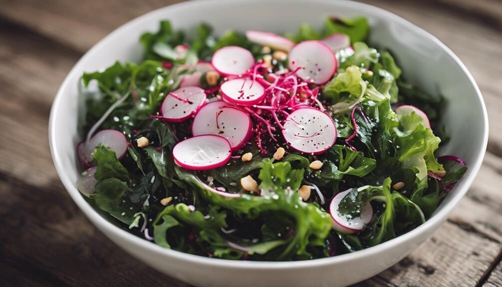 fresh salty ocean greens