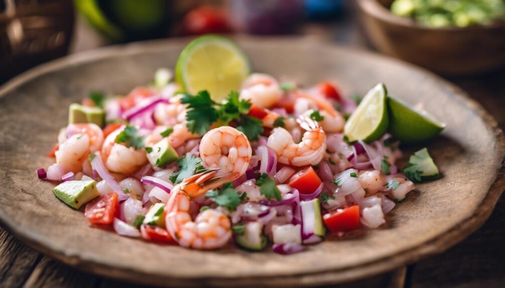 fresh seafood marinated citrus