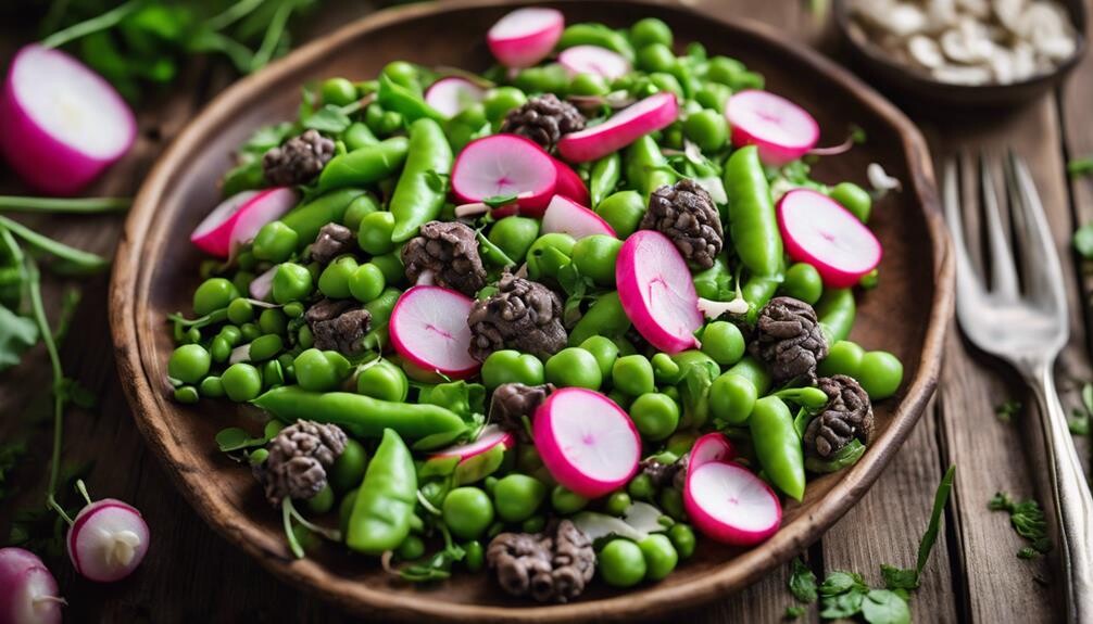 fresh vibrant seasonal dish
