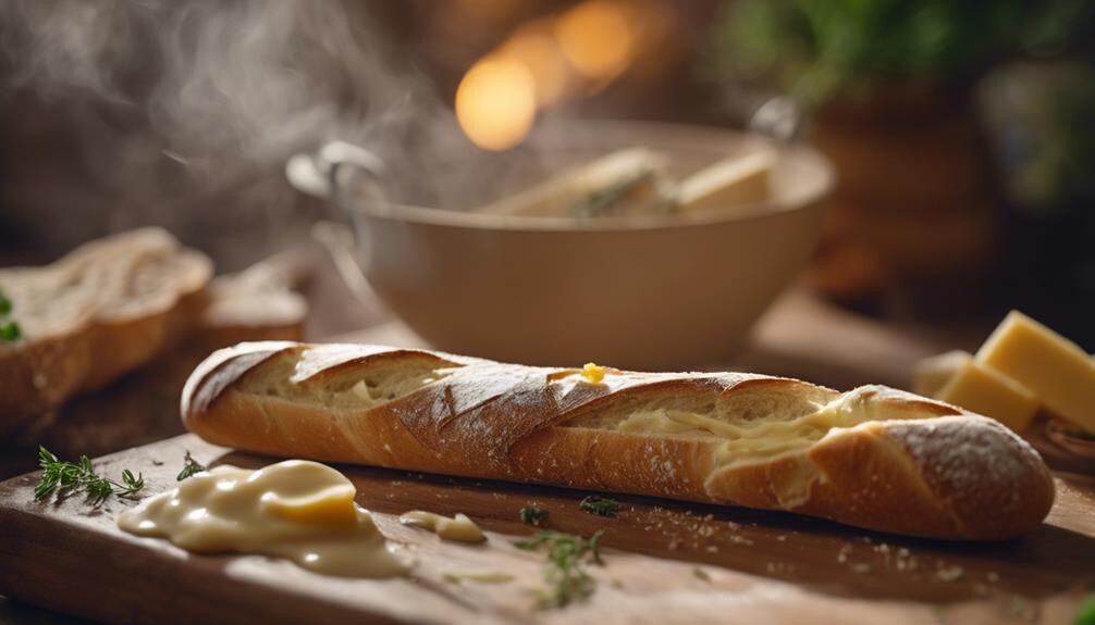 freshly baked french bread