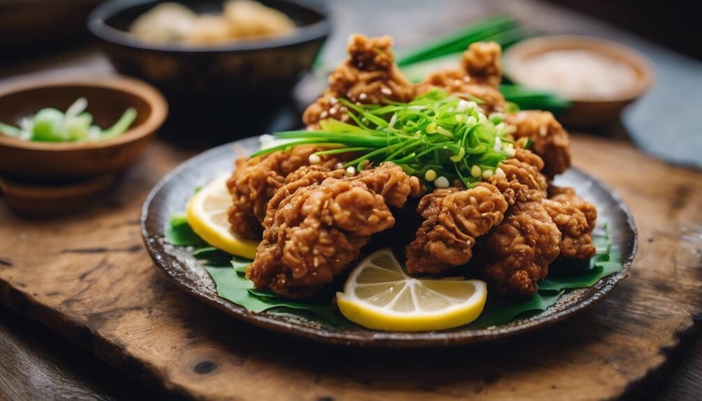 fried japanese chicken dish