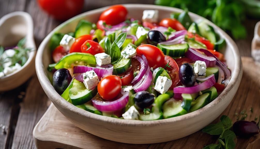 greek salad with feta