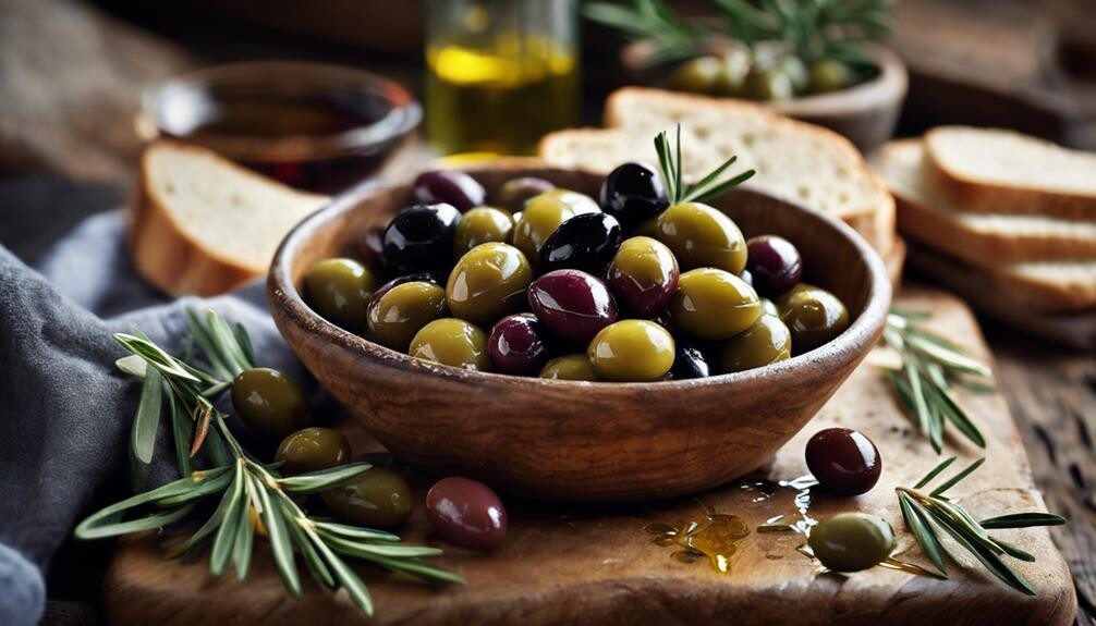 greek salad with olives