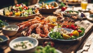 grilled prawns side dishes