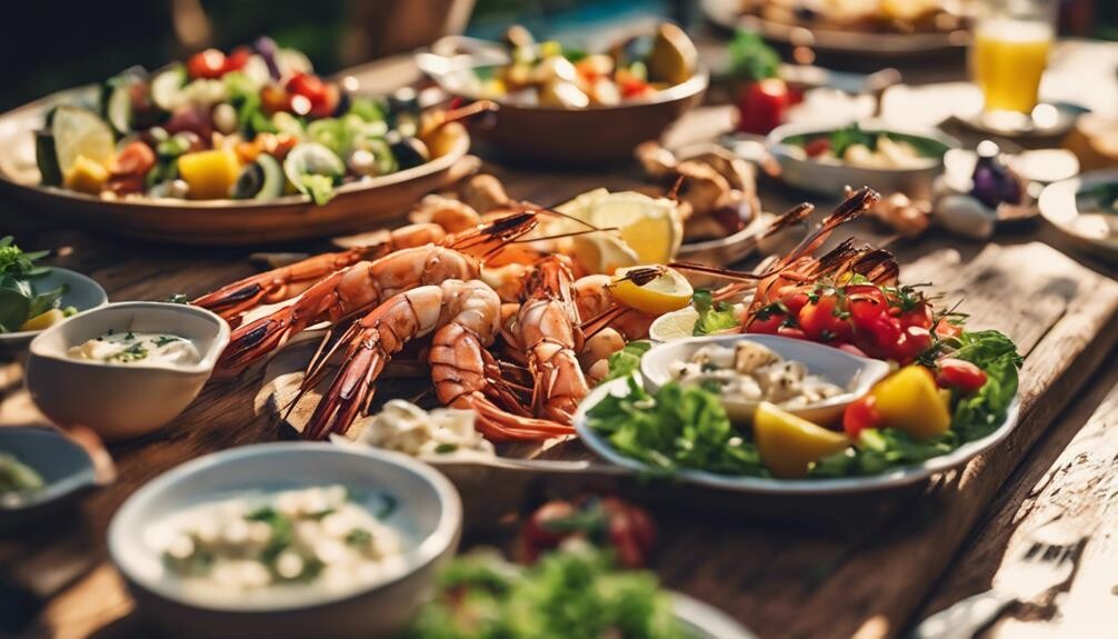 grilled prawns side dishes