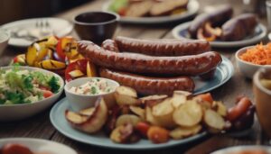 grilled sausages side dishes