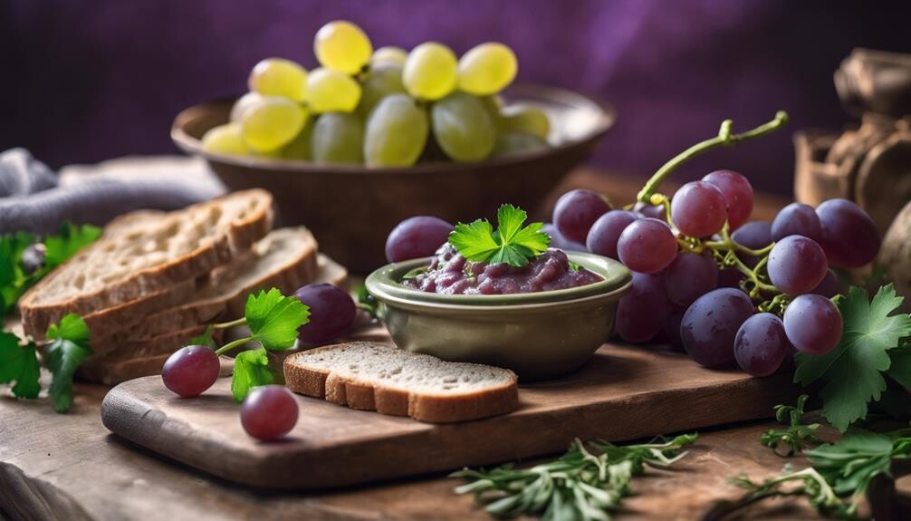 harvesting juicy grapes