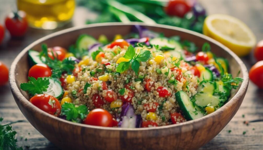 healthy and delicious lunch