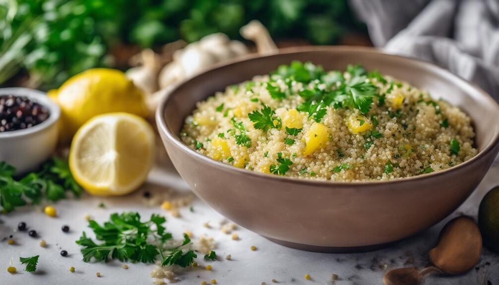 healthy and flavorful quinoa
