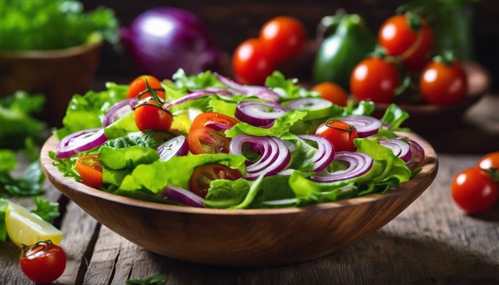 healthy colorful leafy greens