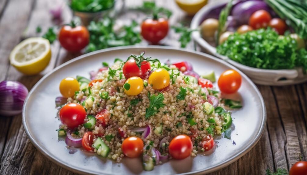 healthy colorful nutritious dish