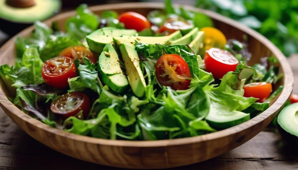 healthy fresh leafy greens
