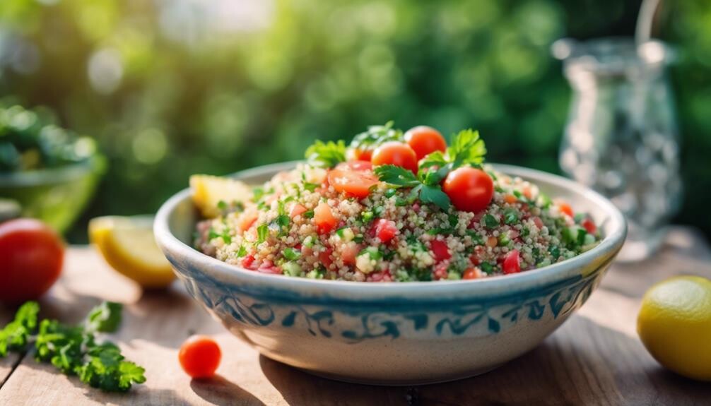 healthy grain salad option