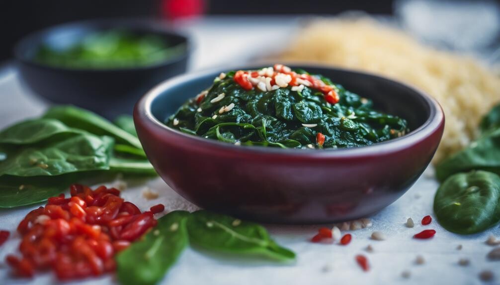 healthy green nutritious dish