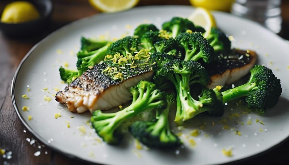 healthy green vegetables dish