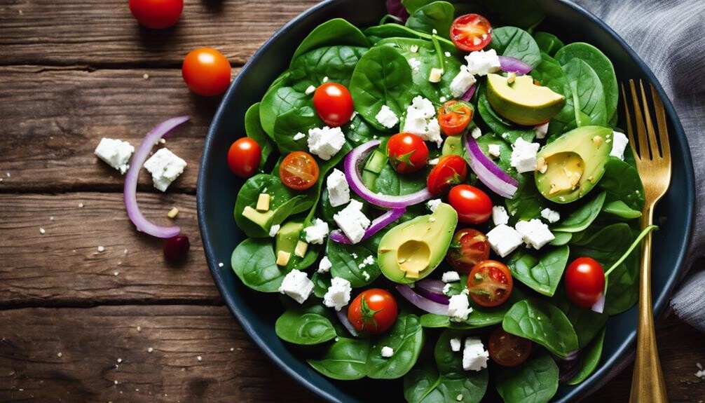 healthy greens for lunch