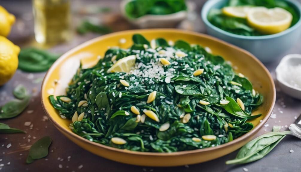 healthy spinach cooking method