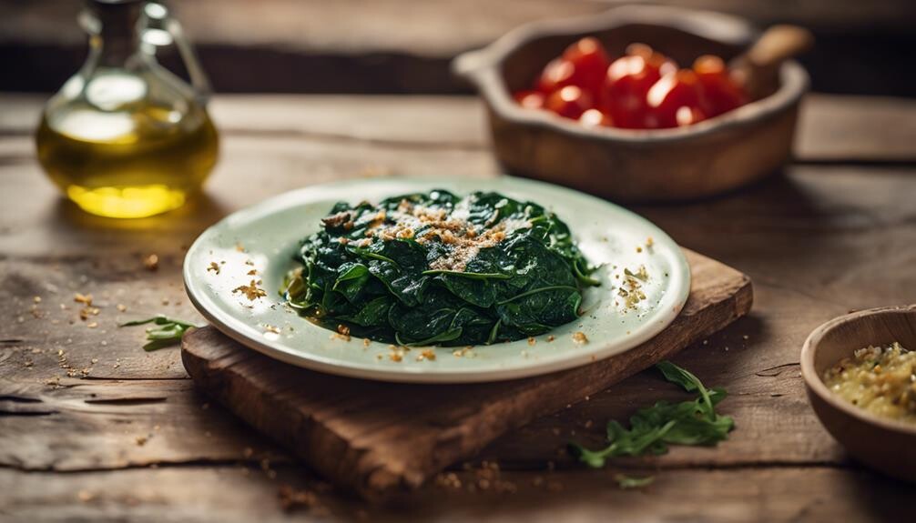 healthy spinach dish recipe