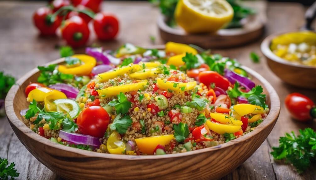 healthy vegan quinoa dish