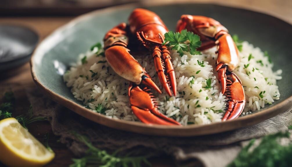 herb infused lemon rice dish