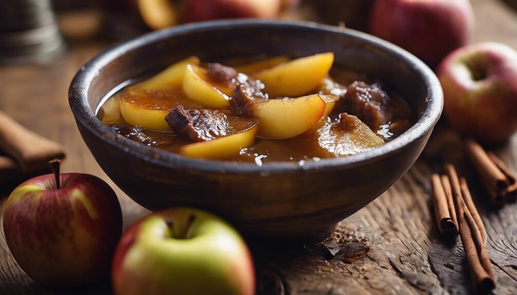 homemade cinnamon apple compote