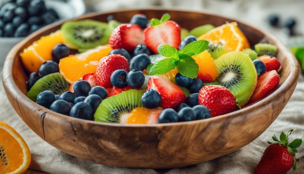 juicy colorful healthy mix