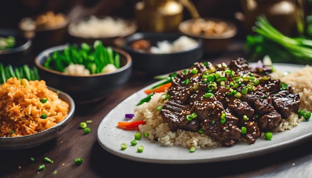 korean marinated beef dish