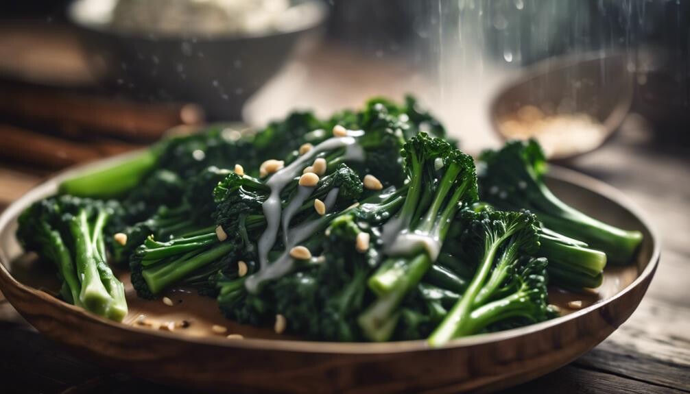 leafy green vegetable dish
