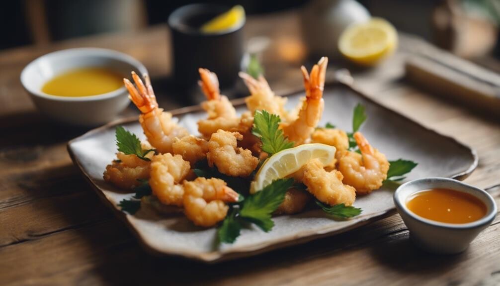 light crispy japanese dish