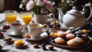 madeleines and side dishes