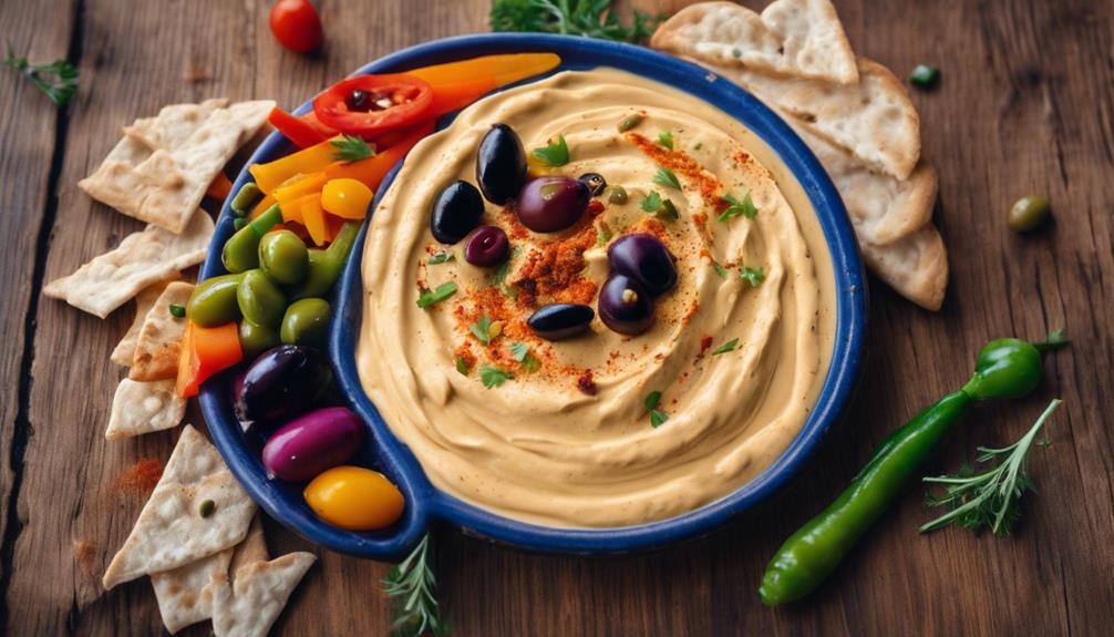 middle eastern appetizer platter