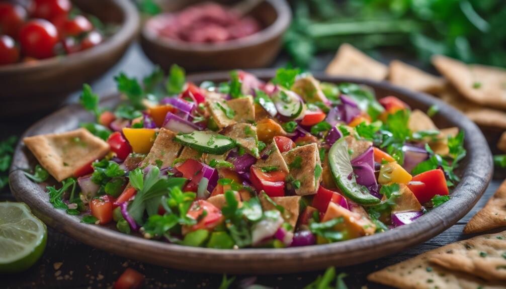 middle eastern bread salad