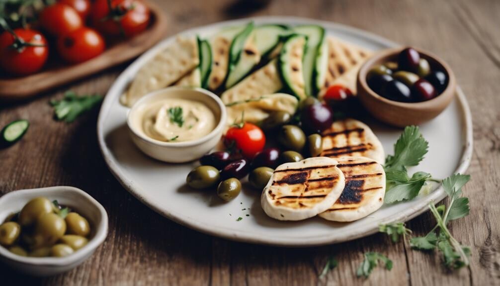 middle eastern flatbread style