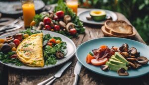 omelette dinner side dishes