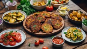 pairing options for fritters