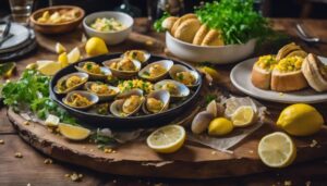 perfect pairings for stuffed clams