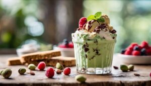 pistachio ice cream pairings