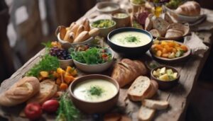 potato leek soup sides