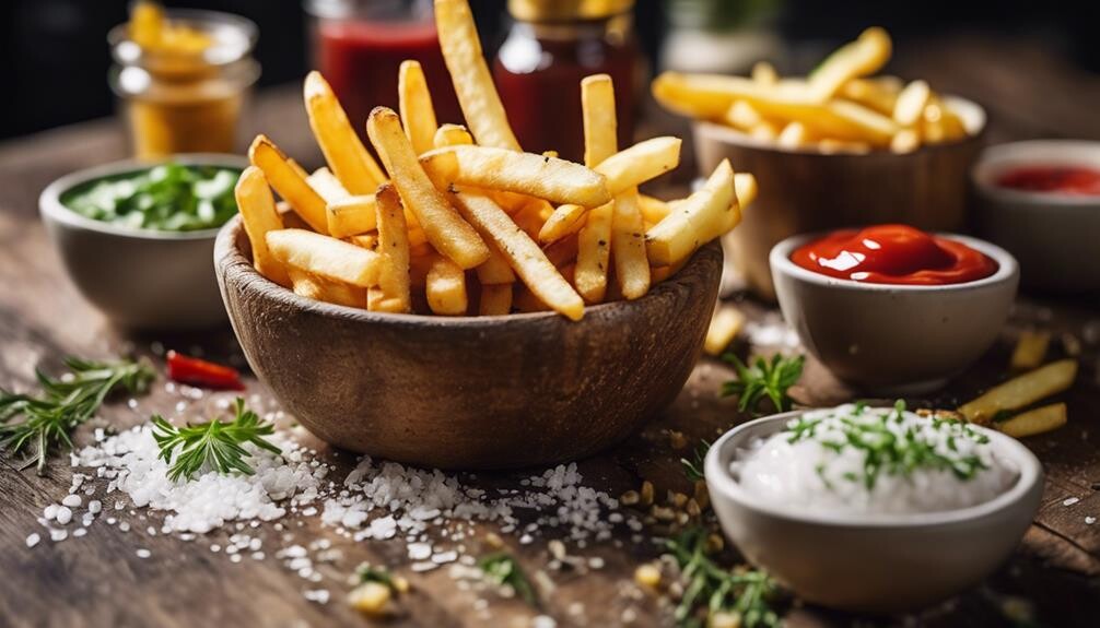 potatoes oil crispy texture