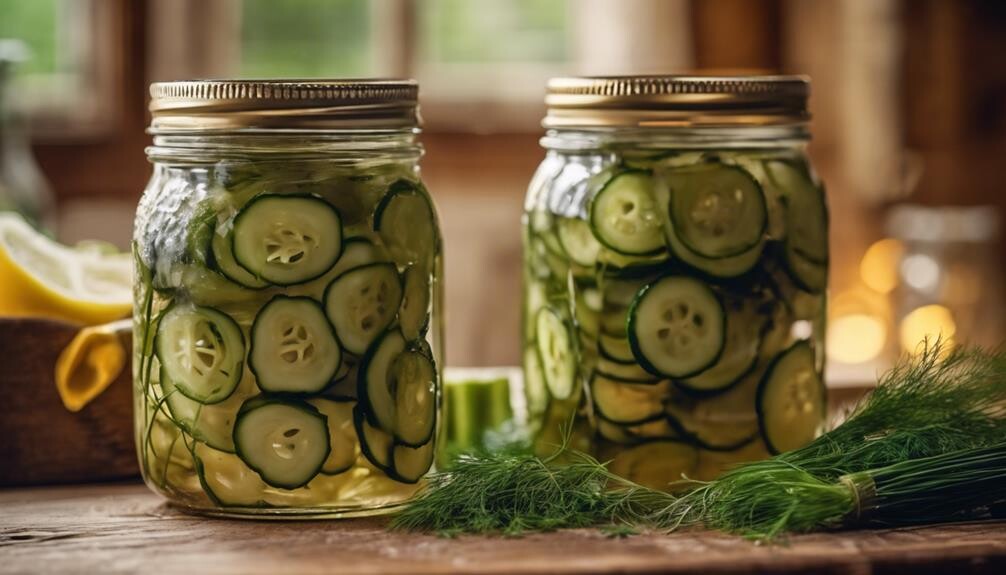 preserved cucumber in brine