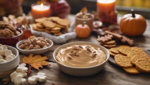 pumpkin fluff dip sides