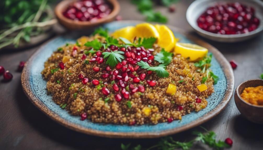 quinoa and vegetable dish