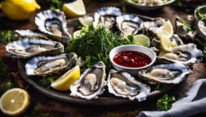 raw oysters side dishes