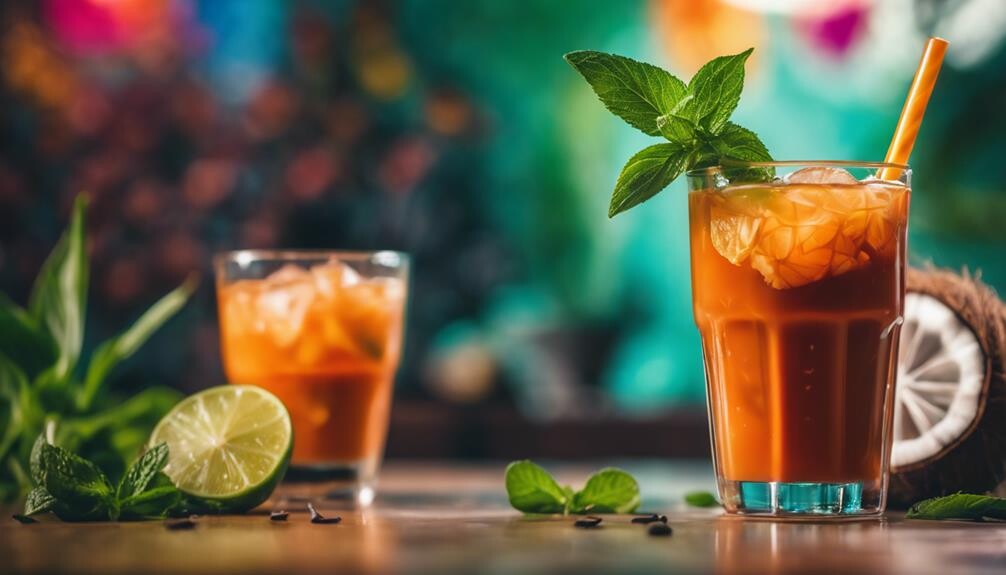 refreshing and flavorful beverage