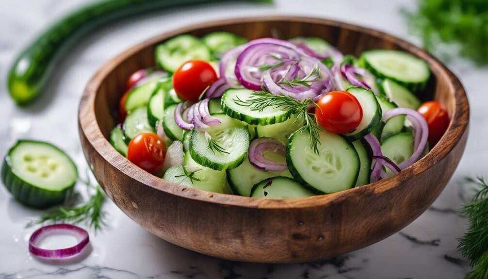 refreshing cucumber and dill